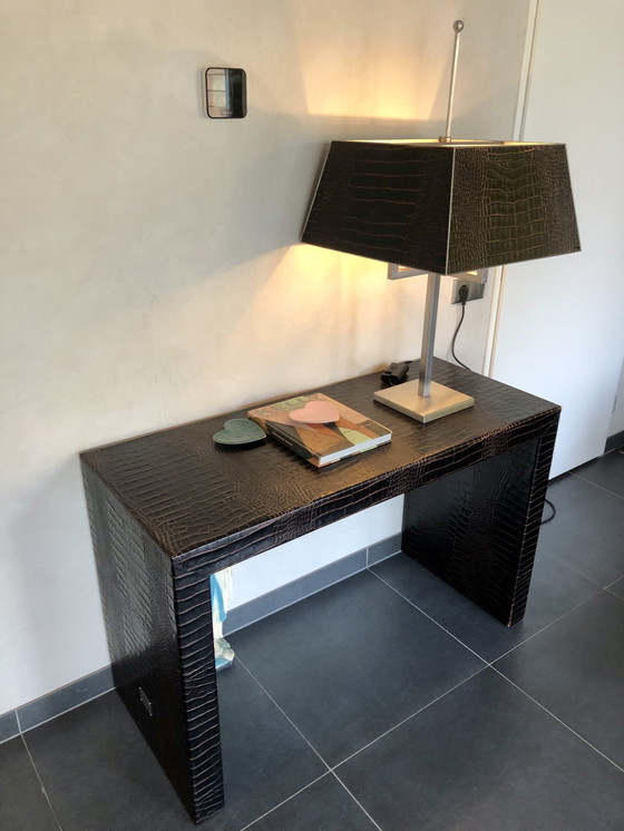 Image 1 of Philipp Plein Paris Croco console + table lamp