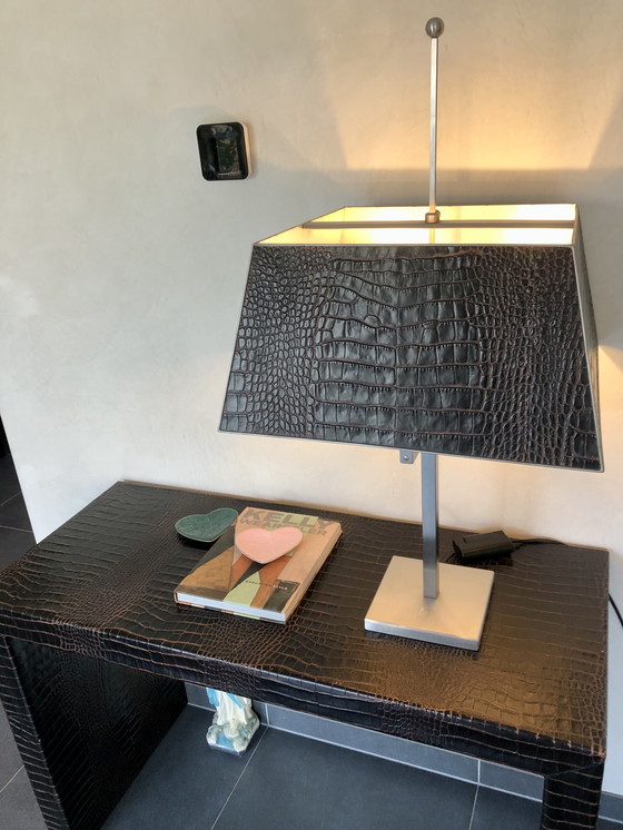 Image 1 of Philipp Plein Paris Croco console + table lamp