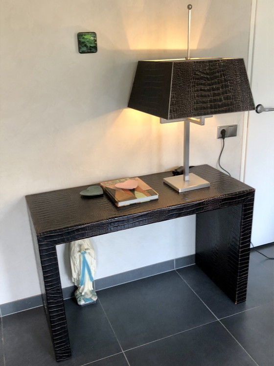 Image 1 of Philipp Plein Paris Croco console + table lamp