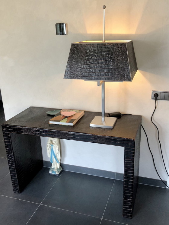 Image 1 of Philipp Plein Paris Croco console + table lamp