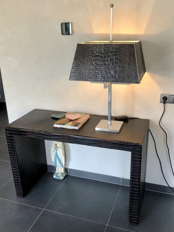 Image 1 of Philipp Plein Paris Croco console + table lamp