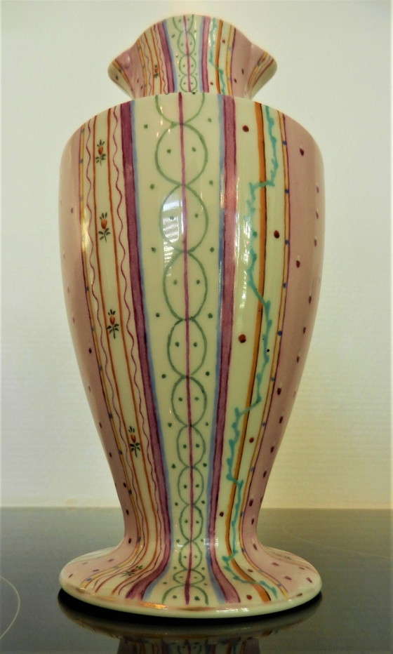 Image 1 of Antique Fürstenberg porcelain vase amphora carafe