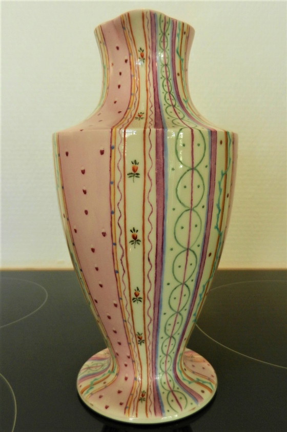 Image 1 of Antique Fürstenberg porcelain vase amphora carafe