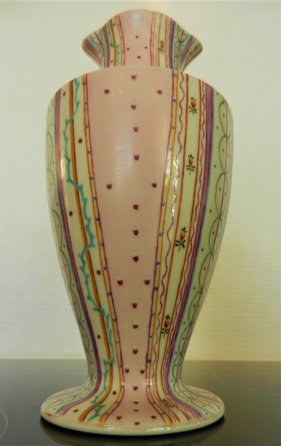 Image 1 of Antique Fürstenberg porcelain vase amphora carafe