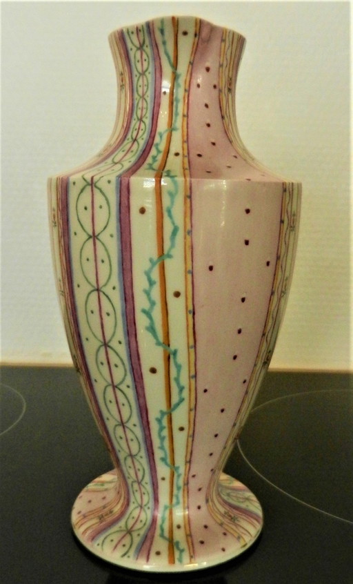 Antique Fürstenberg porcelain vase amphora carafe