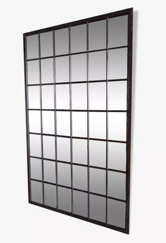 Image 1 of Industrial steel window mirror 227x125