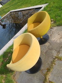 2x Meurop Luna chair