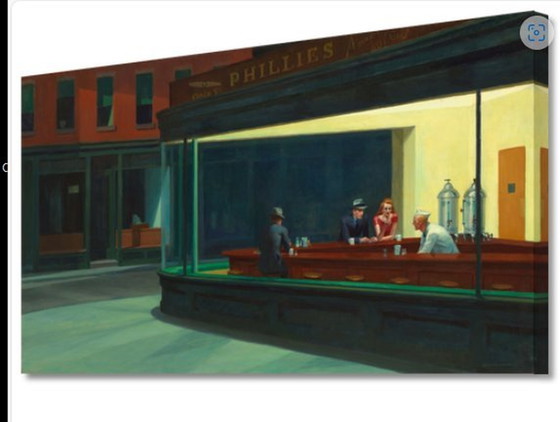 Image 1 of Edward Hopper----Nighthawks