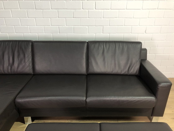 Image 1 of Leather sofa U stool leather couch leather corner sofa sofa couch corner sofa