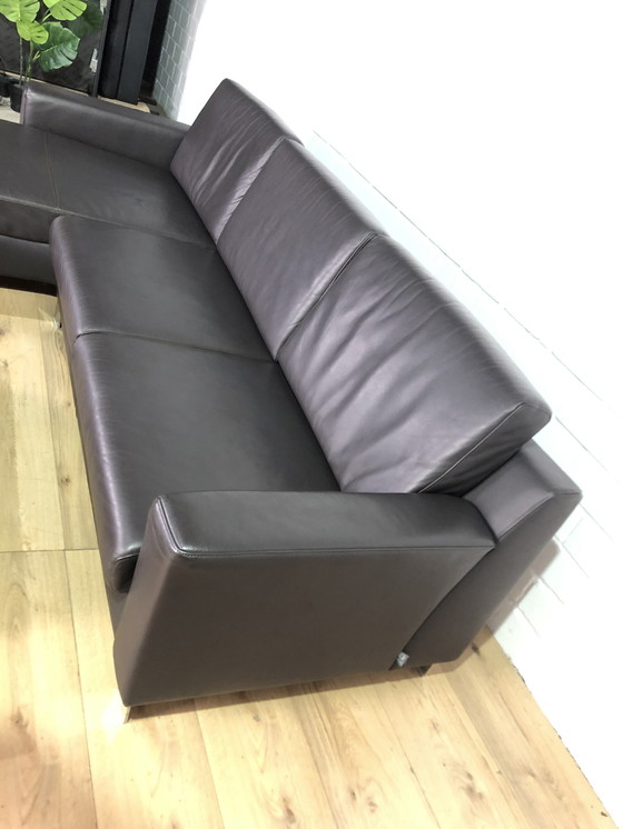 Image 1 of Leather sofa U stool leather couch leather corner sofa sofa couch corner sofa