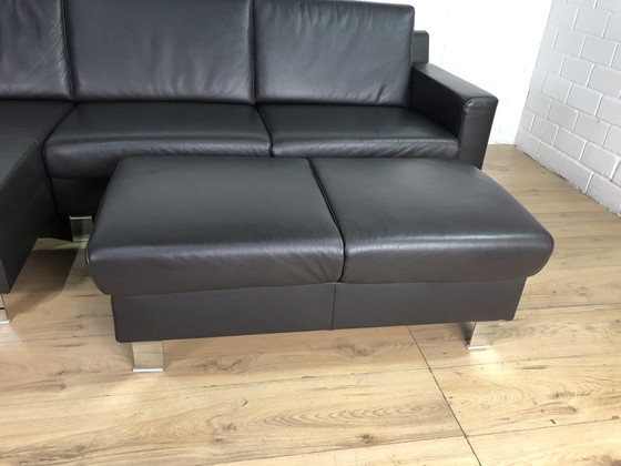 Image 1 of Leather sofa U stool leather couch leather corner sofa sofa couch corner sofa