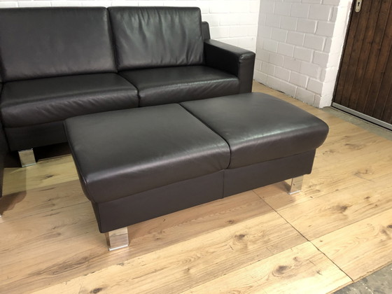 Image 1 of Leather sofa U stool leather couch leather corner sofa sofa couch corner sofa