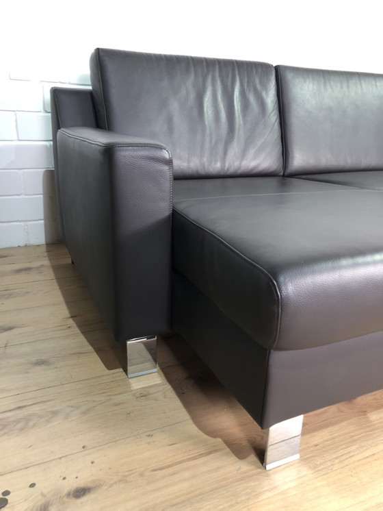 Image 1 of Leather sofa U stool leather couch leather corner sofa sofa couch corner sofa