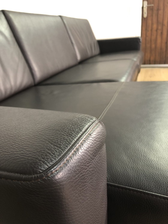 Image 1 of Leather sofa U stool leather couch leather corner sofa sofa couch corner sofa