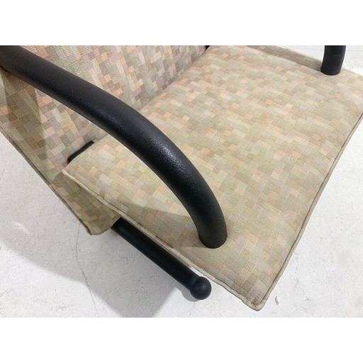 Mid-century armchair "T line" by Felix de Burkhard Vogtherr for Arflex, Italy 1980s