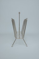 Vintage brass reading rack