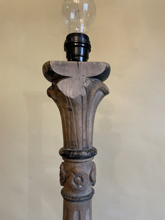 Image 1 of 19th Century Lamp Base With Acanthus Leaves French