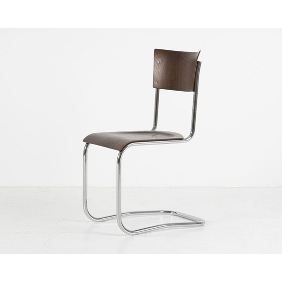 Image 1 of Coppia di sedie cantilever vintage S43 di Mart Stam per Thonet, anni '40