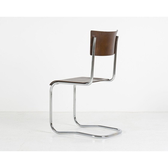 Image 1 of Coppia di sedie cantilever vintage S43 di Mart Stam per Thonet, anni '40