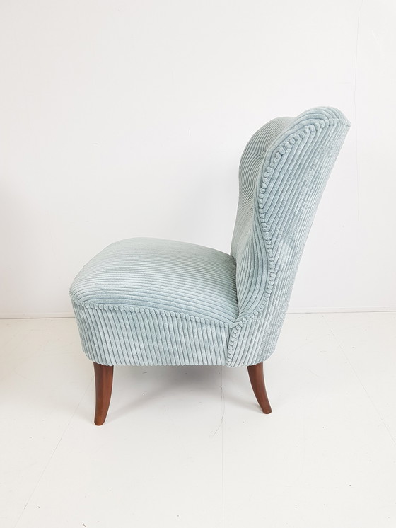 Image 1 of Poltrona da cocktail vintage Artifort Theo Ruth | costola blu 