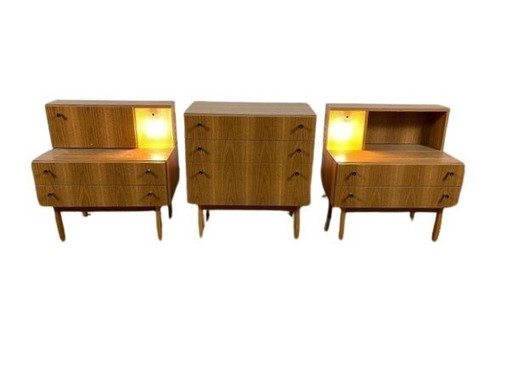 Set of 3 bedside tables vEB DDR