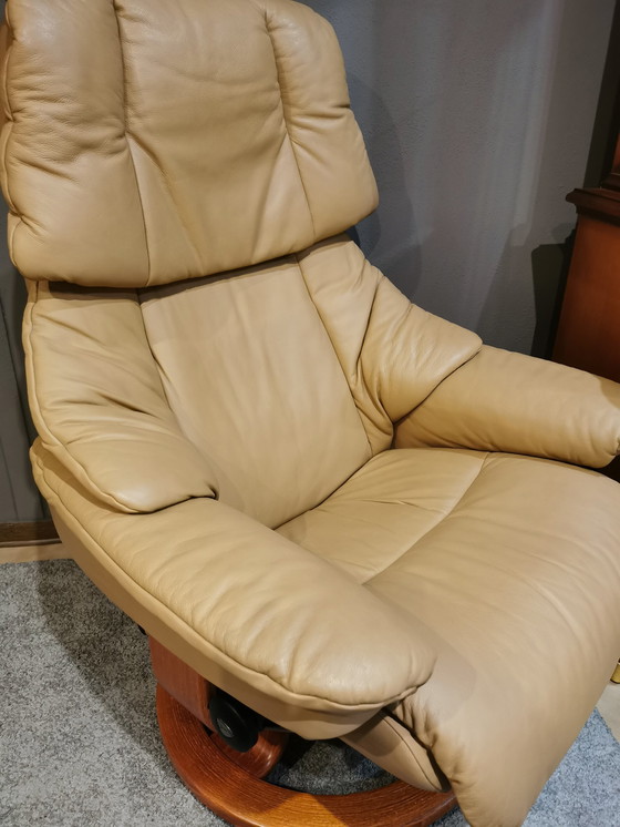 Image 1 of 2x Stressless Mod. Reno relax chairs