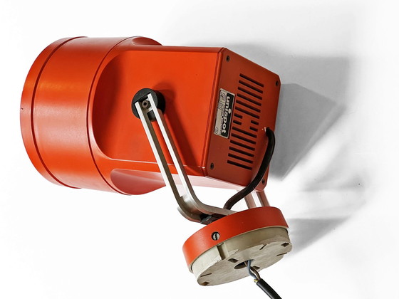 Image 1 of Orange Spotlight "Unispot" By Bent Boysen For Louis Poulsen. Denmark 1970S