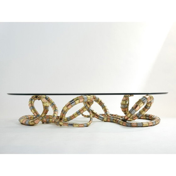 Image 1 of Cobra vintage coffee table by Isabelle Faure, 1970