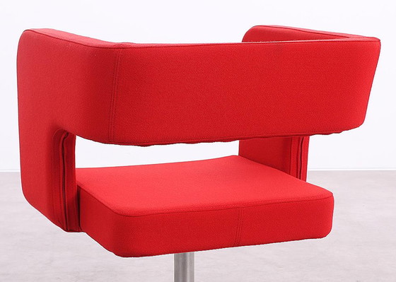 Image 1 of Ahrend swivel chair red