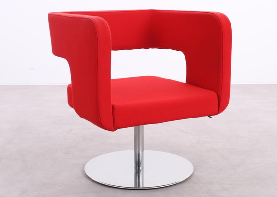 Image 1 of Ahrend swivel chair red