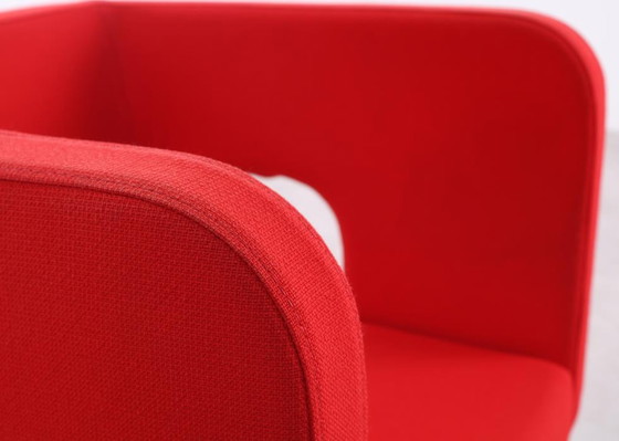 Image 1 of Ahrend swivel chair red