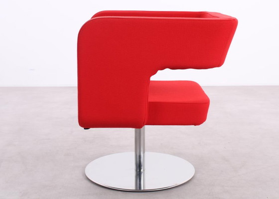 Image 1 of Fauteuil pivotant Ahrend rouge