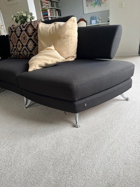 Image 1 of Rolf Benz sofa model 222 (black)