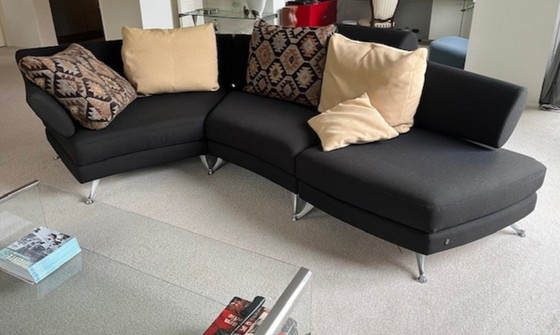 Image 1 of Rolf Benz sofa model 222 (black)