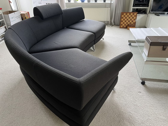 Image 1 of Rolf Benz sofa model 222 (black)