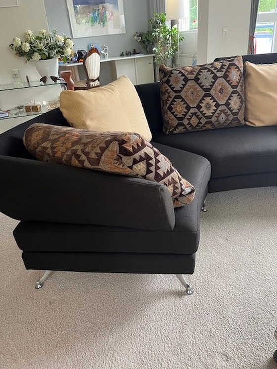 Image 1 of Rolf Benz sofa model 222 (black)