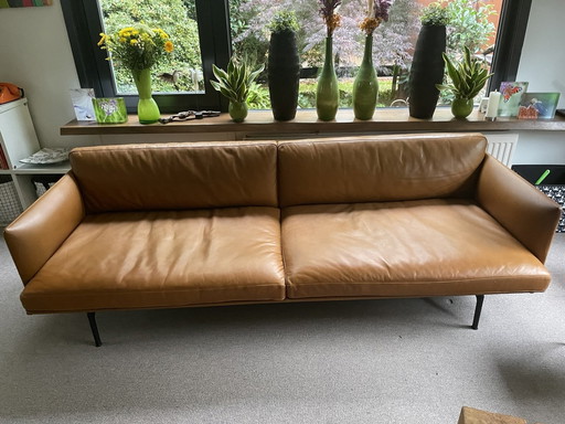 Muuto Outline 3-Seater Sofa In Refine Leather