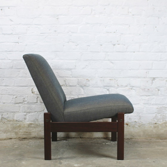 Image 1 of Fu04" Fireside Chair And Matching Ottoman By Yngve Ekström For Pastoe 1960S