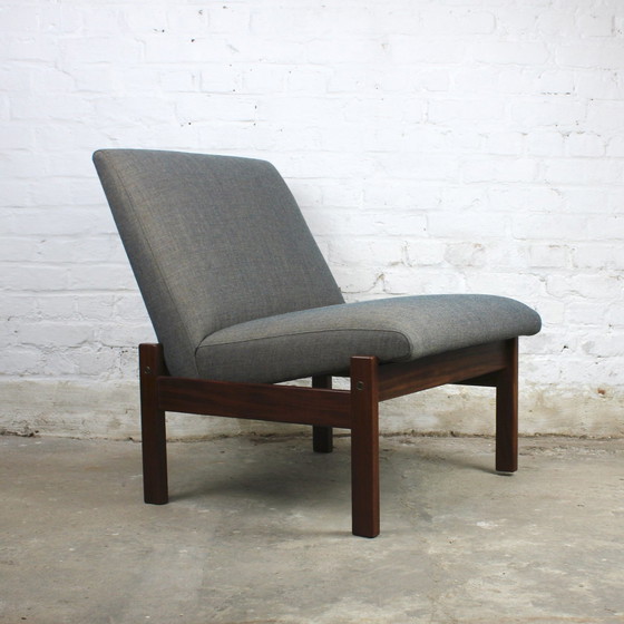 Image 1 of Fu04" Fireside Chair And Matching Ottoman By Yngve Ekström For Pastoe 1960S