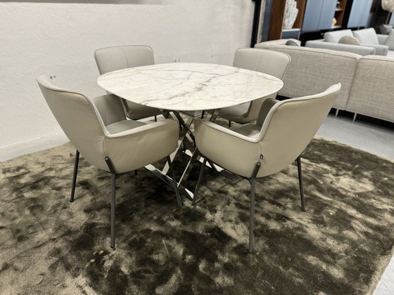 Image 1 of B&B Italia Maxalto Pathos Dining Table Marble 110