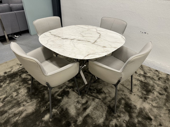 Image 1 of B&B Italia Maxalto Pathos Dining Table Marble 110