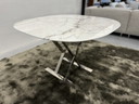 Mesa de comedor B&amp;B Italia Maxalto Pathos de mármol 110