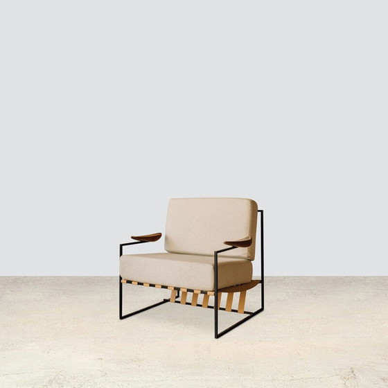 Image 1 of Pair of vintage "Anette" armchairs in wood by Jorge Zalszupin, 1960