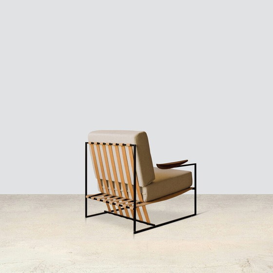 Image 1 of Pair of vintage "Anette" armchairs in wood by Jorge Zalszupin, 1960