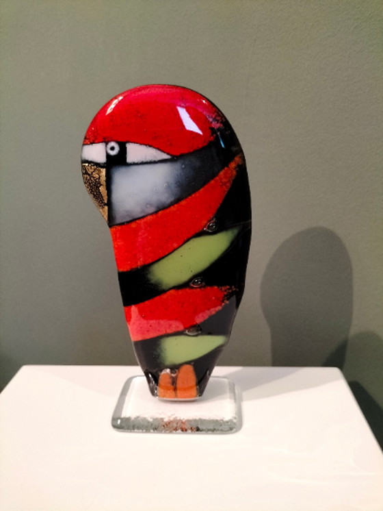 Image 1 of Maciej Habrat Glass Studio Habrat - Glass art Parrot