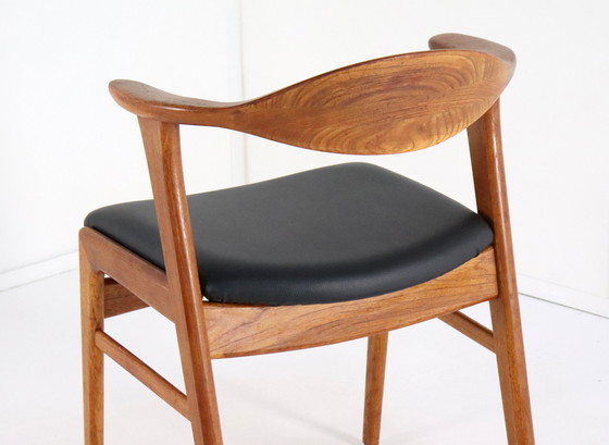 Image 1 of 4X Erik Kirkegaard For Hong Stolefabrik Chairs Model 49 Vintage