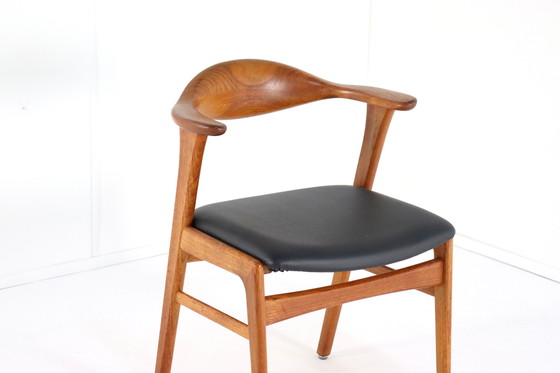 Image 1 of 4X Erik Kirkegaard For Hong Stolefabrik Chairs Model 49 Vintage