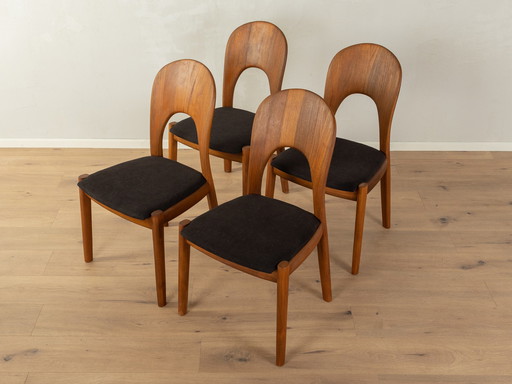  Chaises de salle à manger "Morten", Niels Koefoed