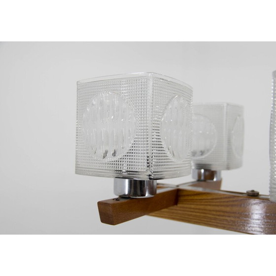 Image 1 of Pair of mid-century chandeliers by Instala Decin, Czechoslovakia 1970s