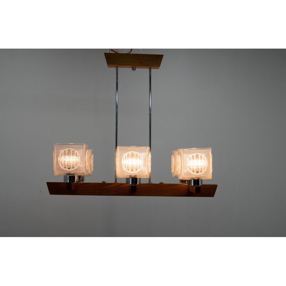 Image 1 of Pair of mid-century chandeliers by Instala Decin, Czechoslovakia 1970s